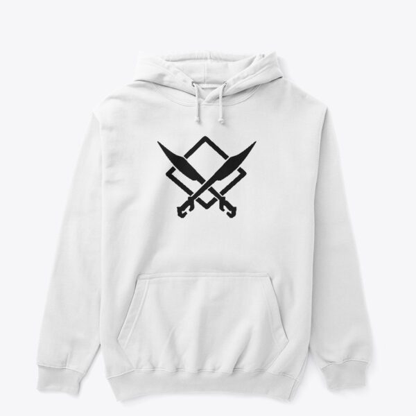 CUTTING EDGE GAMER Black Logo Hoodie CuttingEdgeGamer LLC